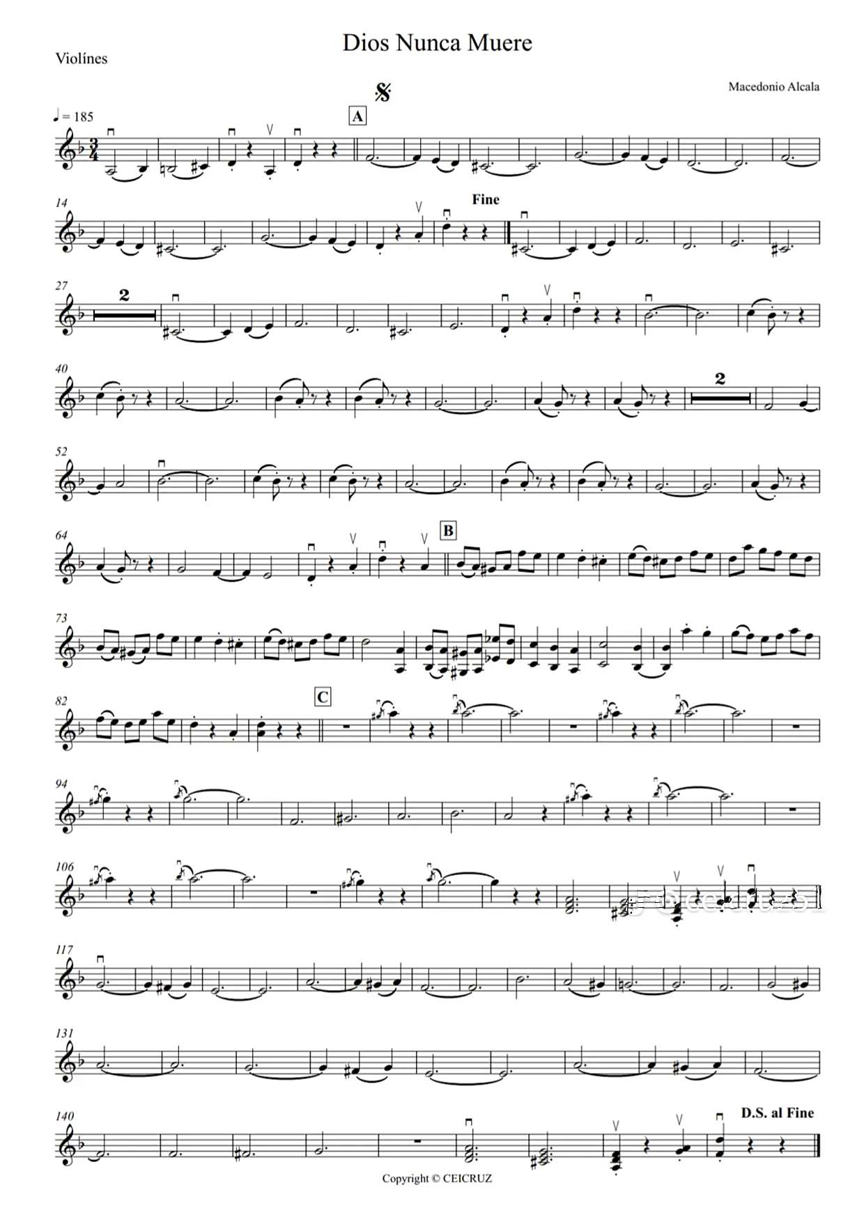 La imagen puede contener una previsualizacion de una partitura